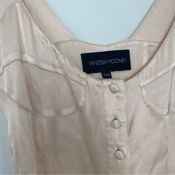 Vanessa Mooney Elisabeth Dress - Cream Satin - Picture 4 of 4